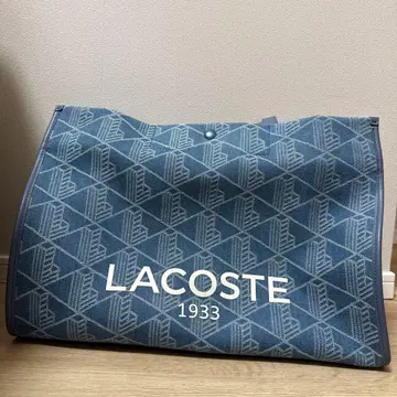 [며칠 한정] LACOSTE 토트백 데님 블루 가격 협상 가능