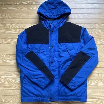 레어 AMERICAN EAGLE 남성용 다운 자켓 후드 S 파랑
