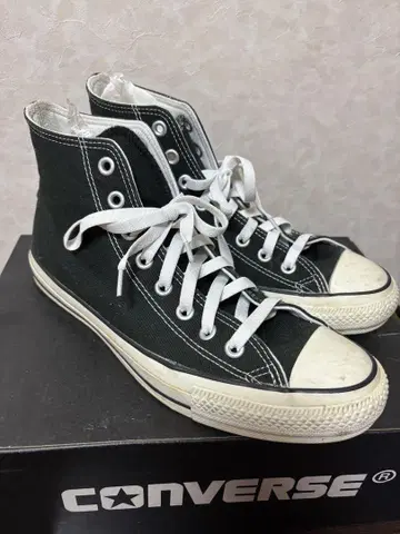 CONVERSE 하이컷 스니커즈 블랙