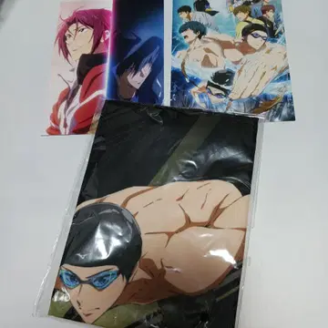 Free! 나나세 하루카 극세사 타월 엽서