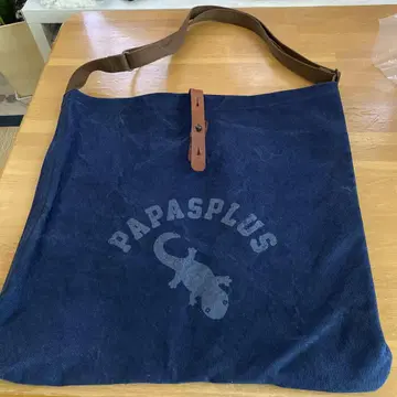 PAPAS PLUS 숄더백 캔버스 원단