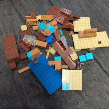 LEGO 블록 세트 브라운 파랑
