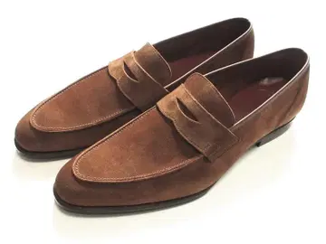 새상품 Crockett&Jones 스웨이드 코인 로퍼 Cadogan