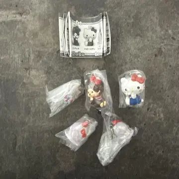 몬치치 x 헬로키티 메지루시 액세서리 전 5종 세트 컴플리트