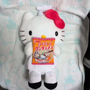 헬로키티 셰프 봉제 인형 약 40cm