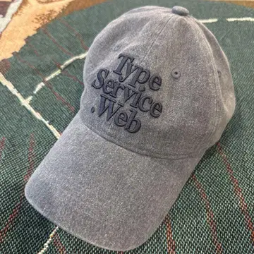 미사용 새상품 Type Service Web Cap 다크 블루 캡