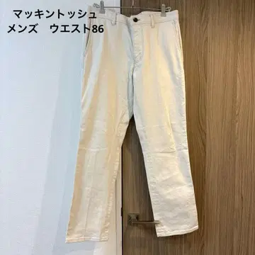 MACKINTOSH 코튼 팬츠 L 사이즈 화이트