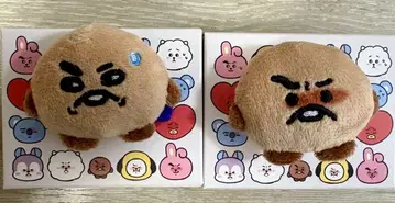 BT21 랜덤 페이스 브로치 SHOOKY
