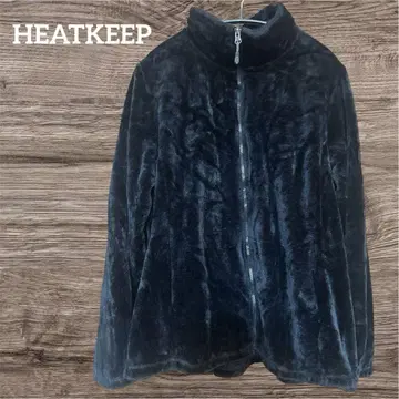 HEATKEEP 블랙 플리스 자켓 1X 보아 자켓