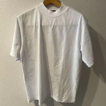 UNITED ARROWS 모크넥 티셔츠 M 사이즈 화이트