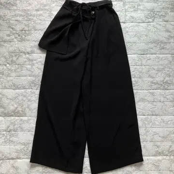 2024 엔폴드 BELT WIDE ASYMMETRY-TROUSERS