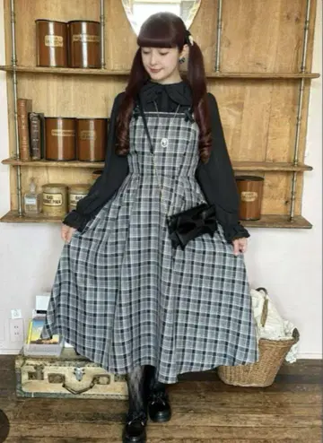 시마무라 아오키 미사코 원피스 오버롤 스커트