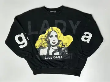 BLACK CHOBI Lady GAGA 트레이닝복 맨투맨 블랙