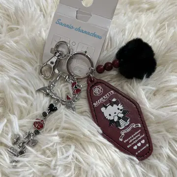 아베일 산리오 캐릭터 키티 키링