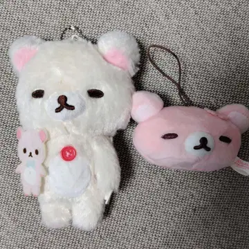 리락쿠마 봉제 인형 키링
