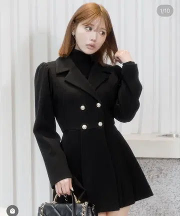 Rady 더블 버튼 자켓 블랙 S
