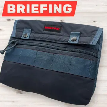 BRIEFING 브리핑 클러치백 문서 케이스 네이비