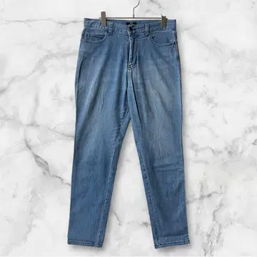 ITEMS URBANRESEARCH/라이트 블루 스트레치 데님 L