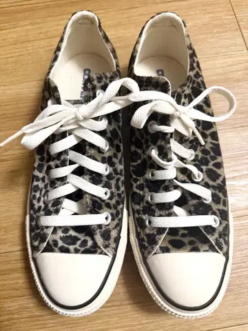 CONVERSE 컨버스 25.5cm 스니커즈 레오팔드 레오파드 무늬