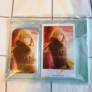 SideM 보트 시리즈 코론 크리스 금박 캔뱃지 사진풍 카드