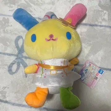 산리오 캐릭터즈 뽀요욘 에어포~ BIG 봉제 인형 우사하나