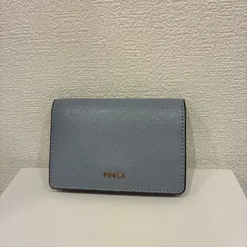 FURLA 라이트 블루 명함지갑