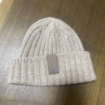 THE NORTH FACE 베이지 니트 모자