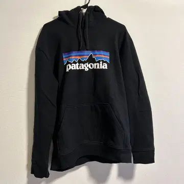 patagonia 블랙 후드 부착 후드티