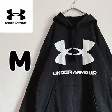 언더아머 맨투맨 풀오버 후드티 블랙 M 긴팔 후디