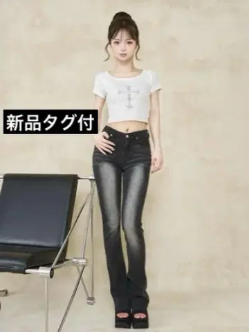 미사용 새상품 Darich 블라스트 플레어 데님 팬츠 S 사이즈