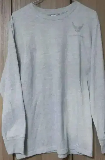 새상품급 U.S. AIR FORCE 그레이 긴팔 T셔츠 S