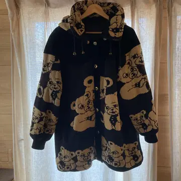 빈티지 코트 곰