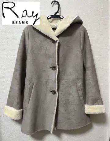 RAY BEAMS 페이크 무스탕 코트