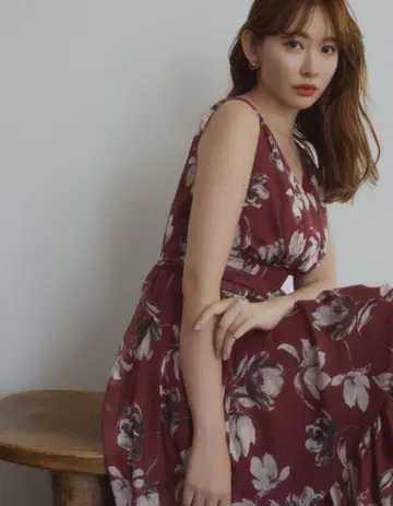 herlipto Anemone Cache-Coeur Long Dress
