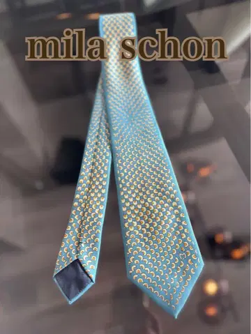[ 새상품급 ] mila schon 미라 쇼운/넥타이 / 고급 실크