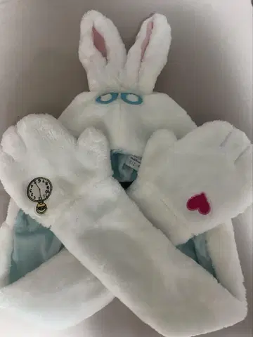 원더랜드 앨리스 화이트 토끼 팬캡