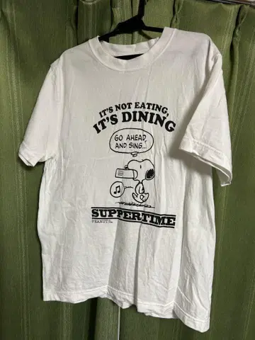 스누피 피넛 카페 T셔츠 S사이즈