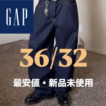 최저가 GAP 슈퍼 배기 데님 다크 린스 36/32