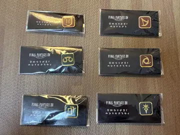 FINAL FANTASY XIV 직업 핀 배지 6개 세트