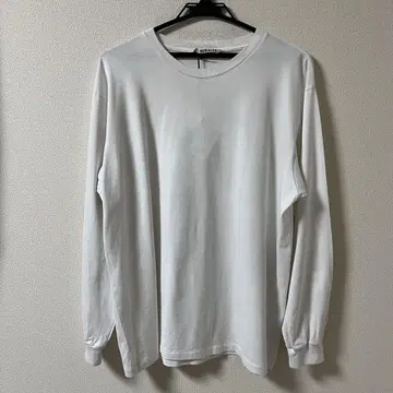 AURALEE LUSTER PLAITING L/S TEE 3