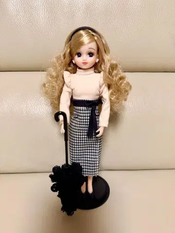 [새상품급] 리카짱 캐슬 의류 파라솔 받침대 포함