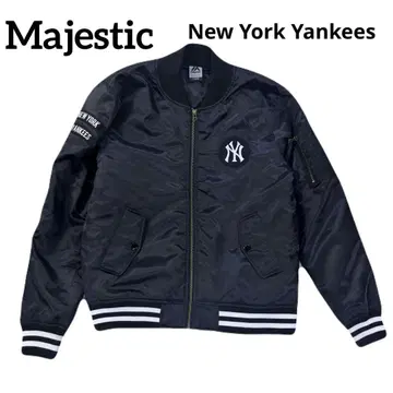 Majestic 뉴욕 양키스 바시티 자켓 블루종 L 사이즈