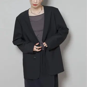 미사용 새상품 NANOuniverse 칼라리스 와이드 숄더 자켓