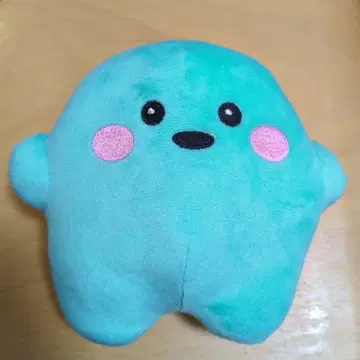 서큘러 터콰이즈 봉제 인형 대