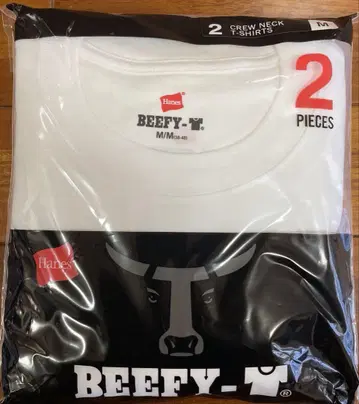 Hanes BEEFY-T M 사이즈 2장 세트