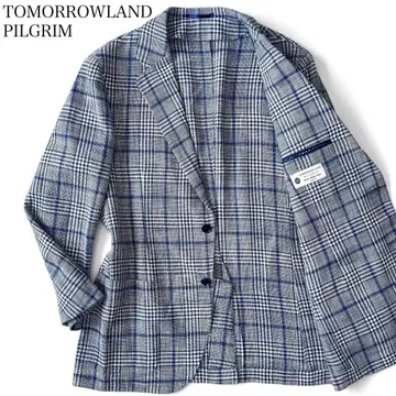 투모로우랜드 필그림 FERLA 자켓 글렌체크 블루 XL