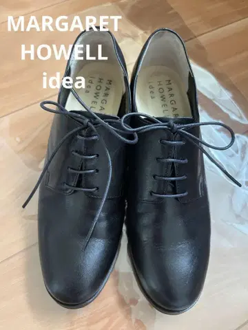MARGARET HOWELL idea 레이스업 슈즈 블랙