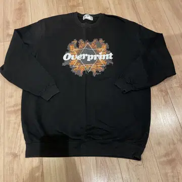 Overprint 블랙 트레이닝복