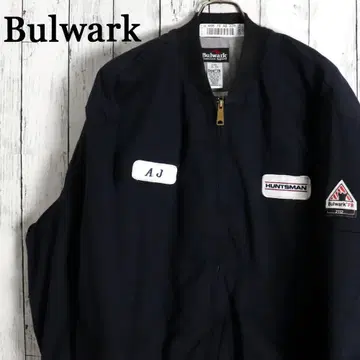 Bulwark 덕 코튼 멕시코제 US 기업 로고 충전솜 워크