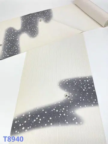 츠케사게 문양 자수 순수 실크 옷감